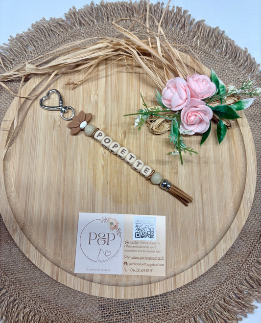 Porte clef prénom/glace